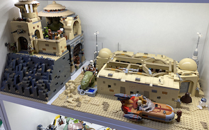 LEGO Star Wars Tatooine scene